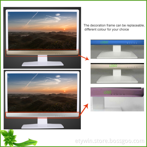 Made in China dedicated Graphics card type cheap DIY case pc all in one with 21.5 LED monitor/PIO pc for home and office